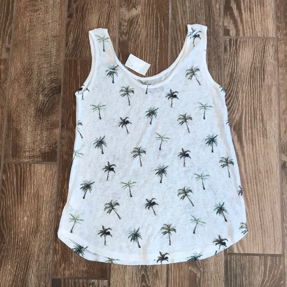 Tropical Palm Tree Tank Top NWT - Picture 5 of 5